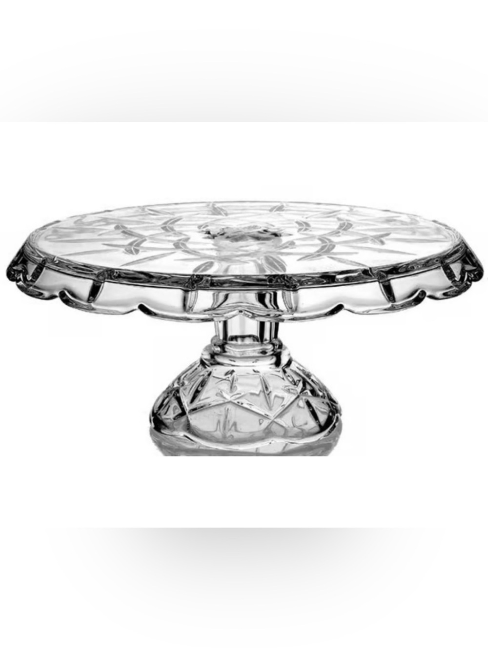 Lenox Clear Glass Pedestal Cake Stand